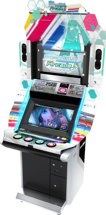 Project DIVA Arcade Future Tone was released November 21, 2013 and introduced the slider.